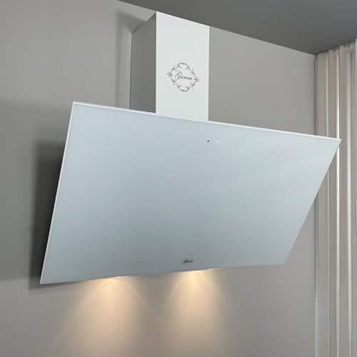 GURARI Kopffreihaube GCH 286 WH 9 Prime N, Dunstabzugshaube 90 cm, Weiß Glas, 1000m³/h GURARI Kopffreihaube GCH 286 WH 9 Prime N, Dunstabzugshaube 90 cm, Weiß Glas, 1000m³/h von Gurari