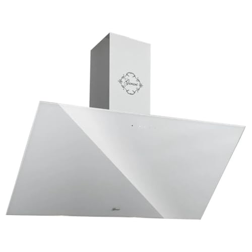 GURARI Kopffreihaube GCH 286 WH 9 Prime N, Dunstabzugshaube 90 cm, in Weiß,Weiß Glas, 1000m³/h von Gurari