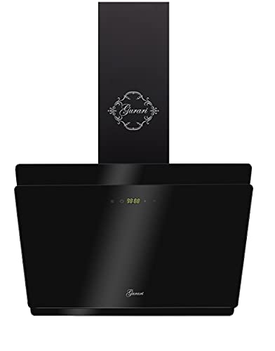 GURARI Kopffreihaube GCH S 411 BL 60 Prime inkl. Abluftschlauch, Dunstabzugshaube 60 cm, Schwarz Glas,1000m³/h, 4 Stufen,Display, Randabsaugung,Timer, Fernbedienung, Wandhaube,Ablufthaube,Umlufthaube GURARI Kopffreihaube GCH S 411 BL 60 Prime inkl. Abluftschlauch, Dunstabzugshaube 60 cm, Schwarz Glas,1000m³/h, 4 Stufen,Display, Randabsaugung,Timer, Fernbedienung, Wandhaube,Ablufthaube,Umlufthaube von Gurari