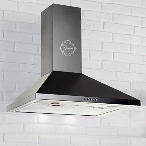 GURARI Wandhaube GCH 147 BL 5 N Dunstabzugshaube 50 cm Schwarz | Sehr Saugstark 1000 m³/h Motor | Wandmontage Abzugshaube Umluftbetrieb oder Abluftbetrieb Kaminhaube GURARI Wandhaube GCH 147 BL 5 N Dunstabzugshaube 50 cm Schwarz | Sehr Saugstark 1000 m³/h Motor | Wandmontage Abzugshaube Umluftbetrieb oder Abluftbetrieb Kaminhaube von Gurari