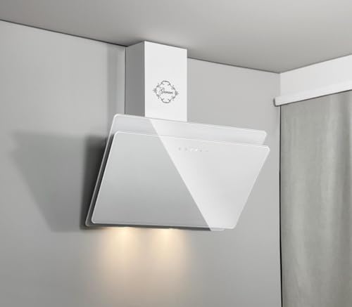 GURARI Wandhaube GCH S 411 60 WH PRIME N, Dunstabzugshaube 60 cm, Weiß Glas,1000m³/h GURARI Wandhaube GCH S 411 60 WH PRIME N, Dunstabzugshaube 60 cm, Weiß Glas,1000m³/h von Gurari