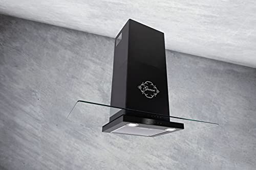 GURARI Wandhaube GCH T 466 90 BL PRIME inkl. Umluftset, Dunstabzugshaube 90 cm 1000m³/h Wandhaube in schwarz mit Glas, EEK A, TouchControl GURARI Wandhaube GCH T 466 90 BL PRIME inkl. Umluftset, Dunstabzugshaube 90 cm 1000m³/h Wandhaube in schwarz mit Glas, EEK A, TouchControl von Gurari