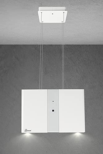 GURARI Weiße Inselhaube 331 45 WH PRIME, Umluft Insel Dunstabzugshaube 45 cm, Deckenhaube, 1000m³/h, Weiß, Weißglas, 4 Stufen,Display, LED Beleuchtung GURARI Weiße Inselhaube 331 45 WH PRIME, Umluft Insel Dunstabzugshaube 45 cm, Deckenhaube, 1000m³/h, Weiß, Weißglas, 4 Stufen,Display, LED Beleuchtung von Gurari