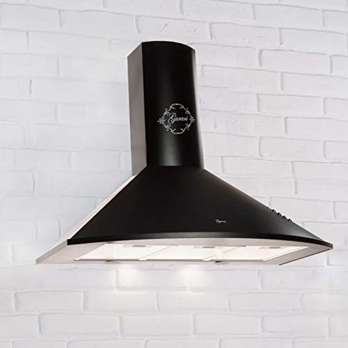 Gurari C 046 Dunstabzugshaube 90 cm in Schwarz, 1000m³/h,Sehr Saugstark, 3 Stufen,Drückknöpfe,Wandhaube,Dunstabzug,Abzugshaube, Ablufthaube,Umlufthaube,Schwarze Kaminhaube, Premium Marke Gurari C 046 Dunstabzugshaube 90 cm in Schwarz, 1000m³/h,Sehr Saugstark, 3 Stufen,Drückknöpfe,Wandhaube,Dunstabzug,Abzugshaube, Ablufthaube,Umlufthaube,Schwarze Kaminhaube, Premium Marke von Gurari