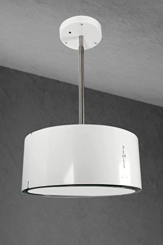 Inselhaube Gurari GCH I 237, Umluft Inselhaube, Insel Dunstabzugshaube 50cm, Deckenhaube, 860m³/h, Weiß, 3 Stufen, LED Beleuchtung,Timer,Inkl.Umluftset Inselhaube Gurari GCH I 237, Umluft Inselhaube, Insel Dunstabzugshaube 50cm, Deckenhaube, 860m³/h, Weiß, 3 Stufen, LED Beleuchtung,Timer,Inkl.Umluftset von Gurari