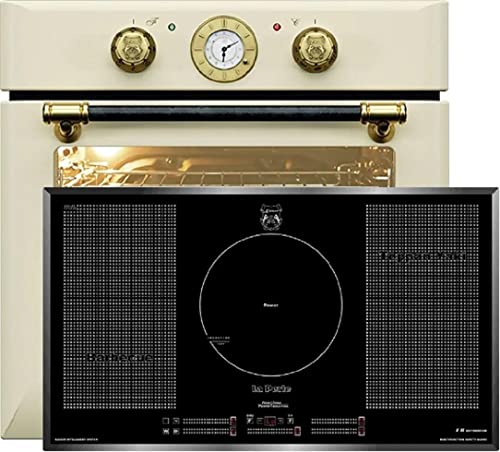 Kaiser Herdset Einbaubackofen EH 6432 ElfBE + KCT 97 FI La Perle Elektro, Autark, 68 L, Drehspieß, 10 Funktionen+ Free Zone Induktionskochfeld 90cm Kochfeld, Autark, Barbecue, Teppan Yaki von Gurari