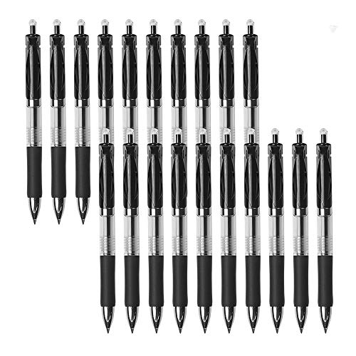 Gurkkst 20 Stück 0.5mm Schwarze Gelstifte Schnelltrocknend Gelschreiber Einziehbare Rollerball-Stifte für Erwachsene oder Kinder Schreiben Schul- und Büromaterial Gurkkst 20 Stück 0.5mm Schwarze Gelstifte Schnelltrocknend Gelschreiber Einziehbare Rollerball-Stifte für Erwachsene oder Kinder Schreiben Schul- und Büromaterial von Gurkkst