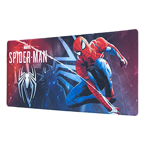 Grupo Erik Mausepad XXL Marvel Spiderman Gaming Mousepad XXL rutschfest und Wasserabweisend Mauspad Groß - Mouse Pad XXL Gaming Schreibtischunterlage PC Zubehör von Gurpo Erik