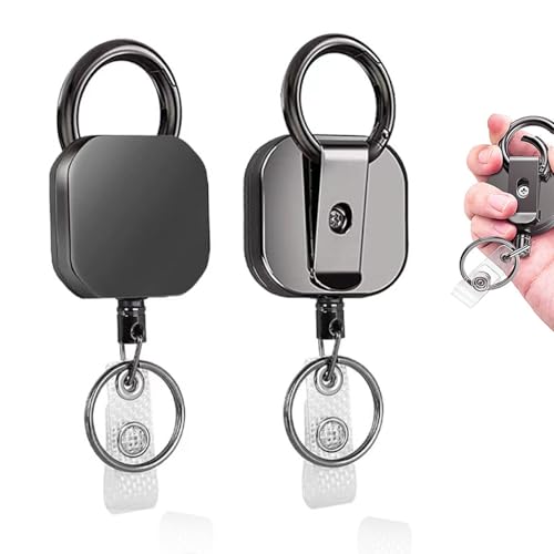 Gurxi 2 Stück Schlüsselanhänger Ausziehbar Stahlseil Skipasshalter Ausziehbar Ausweishalter Ausziehbar Schlüsselanhänger Mit Edelstahl-Federspule 60 Cm Gürtelclip Und Schlüsselring Gurxi 2 Stück Schlüsselanhänger Ausziehbar Stahlseil Skipasshalter Ausziehbar Ausweishalter Ausziehbar Schlüsselanhänger Mit Edelstahl-Federspule 60 Cm Gürtelclip Und Schlüsselring von Gurxi