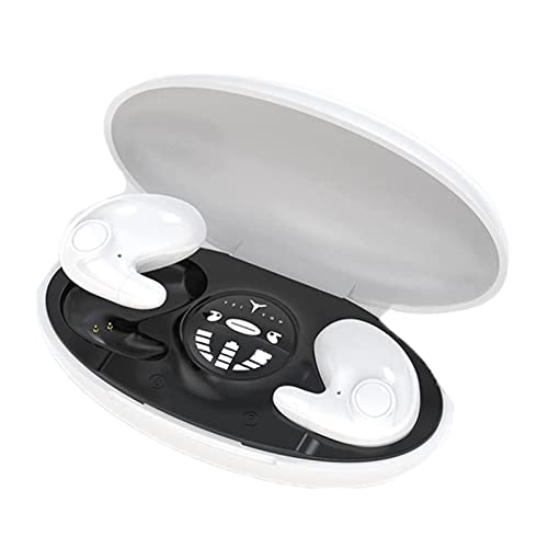 Gusengo Unsichtbare In Ear Kopfhörer, Kabellose Kopfhörer Mit Mikrofon, Bluetooth-KopfhöRer In Ear, Unsichtbarer Drahtloser Schlafkopfhörer IPX5 Wasserdicht, Für Den Schlaf Beim Pendeln Und Sport von Gusengo