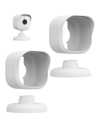 Camer-Abdeckung für Blink Mini 2 Kamera (2024), schwarze Silikonabdeckung, wasserdichte Schutzabdeckung (Weiß, 2 Stück) von Gusfeliz