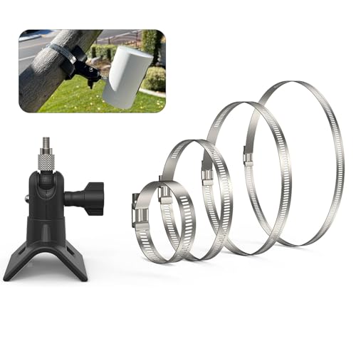 Gusfeliz Universelle Pole Masthalterung für Arlo Pro 4 Arlo Pro 3 Arlo Pro 2 eufyCam 2C/2C Pro/3/3C eufyCam 1 und 2 eufyCam E Arlo Ultra Arlo Ultra 2/Wyze,Google Nest-Überwachungskamera (weiß 1pack) von Gusfeliz