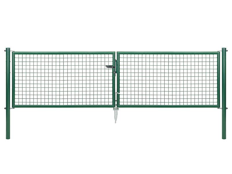 Gust. Alberts GmbH & Co. KG Gartentor zweiflügelig grün RAL 6005, 3.000 mm x 1.750 mm von Gust. Alberts GmbH & Co. KG
