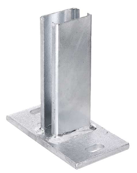 Gust. Alberts GmbH & Co. KG Pfostenträger für Zaunpfosten 60x40mm, verzinkt Gust. Alberts GmbH & Co. KG Pfostenträger für Zaunpfosten 60x40mm, verzinkt von Gust. Alberts GmbH & Co. KG