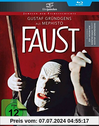Faust (plus Bonus: ZDF-Interview mit Gustaf Gründgens) - Filmjuwelen (Blu-ray) von Gustaf Gründgens
