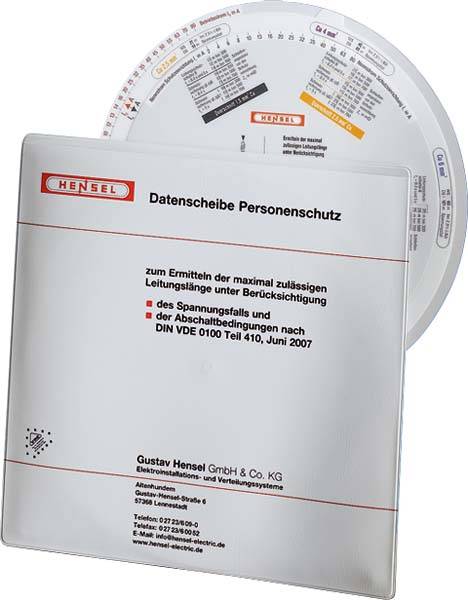 HENS Datenscheibe 775010 HENS Datenscheibe 775010 von Gustav Hensel GmbH & Co. KG