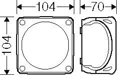 Hensel Ex-Kabelabzweigkasten KX 0404 C 1,5-4qmm 5polig schwarz Ex-Zone 2 u.22 von Gustav Hensel GmbH & Co. KG
