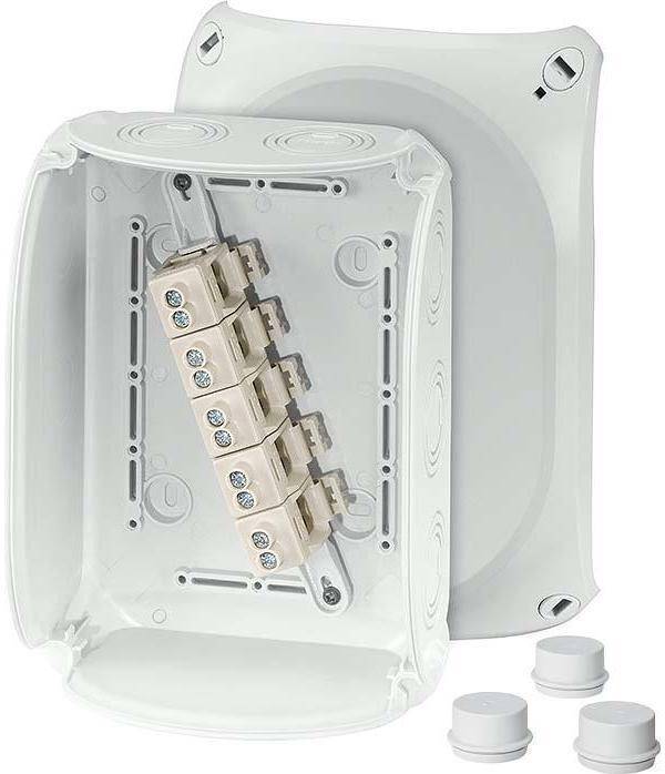 Hensel Kabelabzweigkasten DK 1610 G 2,5-10qmm 3ph, 16qmm 1ph, 5pol. Klemme Hensel Kabelabzweigkasten DK 1610 G 2,5-10qmm 3ph, 16qmm 1ph, 5pol. Klemme von Gustav Hensel GmbH & Co. KG
