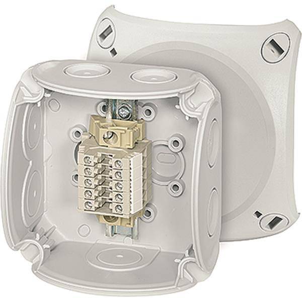 Hensel Reihenklemmenkasten, 5 RK 0205 T Klemmen WKM 2,5qmm, m.Außenlaschen (Inhalt 5 Stück) von Gustav Hensel GmbH & Co. KG
