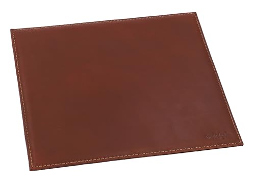 Gusti Mauspad Leder - Jordis Mousepad rechteckig Office Pad Mausmatte Braun Leder Gusti Mauspad Leder - Jordis Mousepad rechteckig Office Pad Mausmatte Braun Leder von Gusti