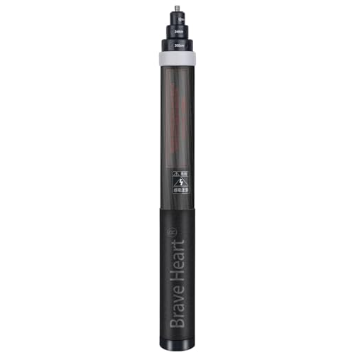 Selfie-Stick für Insta360 ONE X4, X3, R, RS, X, ONE Insta 360 Action-Kamera-Zubehör, 3 m, 3 m, Grau Selfie-Stick für Insta360 ONE X4, X3, R, RS, X, ONE Insta 360 Action-Kamera-Zubehör, 3 m, 3 m, Grau von Gutahare