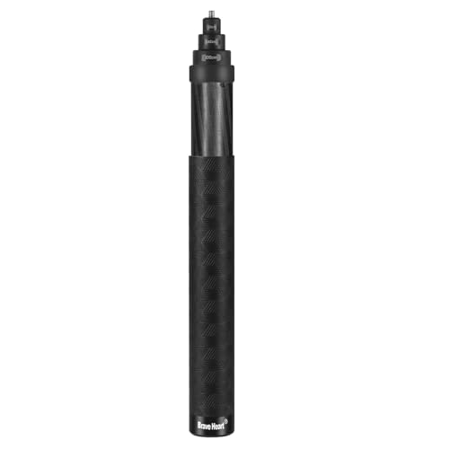Selfie-Stick für Insta360 ONE X5 X4, X3, R, RS, X, ONE Insta 360 Action-Kamera-Zubehör (schwarz), 3 m lang von Gutahare