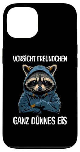 Hülle für iPhone 13 Vorsicht Freundchen Ganz Dünnes Eis Lustiger Spruch Waschbär Hülle für iPhone 13 Vorsicht Freundchen Ganz Dünnes Eis Lustiger Spruch Waschbär von Guten Morgen Ganz Dünnes Eis Ironische Statement