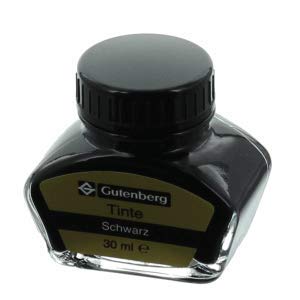 Gutenberg Füllhaltertinte 30ml schwarz von Gutenberg