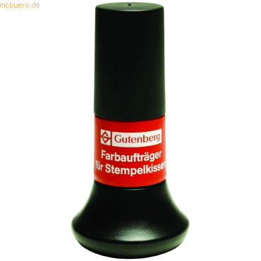 Gutenberg Stempelfarbe ohne Öl 35ml rot von Gutenberg