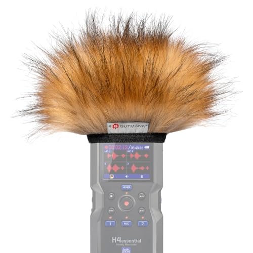 GUTMANN Mikrofon Windschutz Fell für Zoom H4essential Premium Edition Fox mit Innenfutter | Made in Germany | Made in Germany GUTMANN Mikrofon Windschutz Fell für Zoom H4essential Premium Edition Fox mit Innenfutter | Made in Germany | Made in Germany von Gutmann