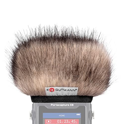 GUTMANN Mikrofon Windschutz Fell für Tascam Portacapture X6 Premium Edition CAT mit Innenfutter | Made in Germany| Made in Germany von Gutmann