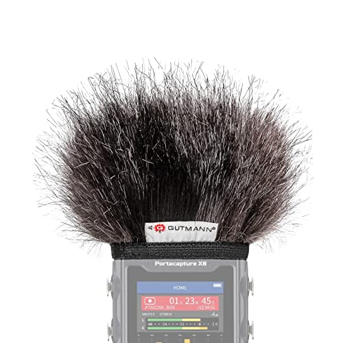 GUTMANN Mikrofon Windschutz Fell für Tascam Portacapture X6 Premium Edition Mercury mit Innenfutter | Made in Germany | Made in Germany von Gutmann