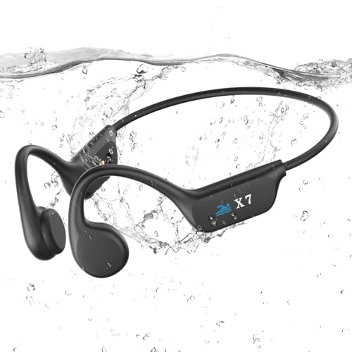 Guudsoud Schwimmkopfhörer, Knochenleitungs-Kopfhörer, Bluetooth 5.3, IP68 wasserdicht, offene Kopfhörer, integrierter MP3-Player, 32 G Speicher, kabellose Sport-Unterwasser-Kopfhörer zum Schwimmen, Guudsoud Schwimmkopfhörer, Knochenleitungs-Kopfhörer, Bluetooth 5.3, IP68 wasserdicht, offene Kopfhörer, integrierter MP3-Player, 32 G Speicher, kabellose Sport-Unterwasser-Kopfhörer zum Schwimmen, von Guudsoud