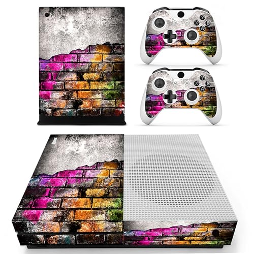 Full Set Skins Compatible with Xbox One S Console Controller, Vinyl Decal Stickers for Xbox One S,13 von Guugoon
