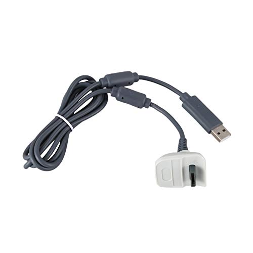 Guvkeug Gamepad Kabel/Drahtlos Spiel Controller Kabel Spiel Controller/USB Kabel Für 360E (Weiß) von Guvkeug