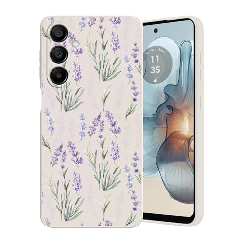 Guxira Handyhülle für Samsung Galaxy A15 4G / 5G Blumen Muster Design Hülle Stoßfest Kratzfest Silikon Case Staubdicht Mädchen Schutzhülle Niedliche Soft Hülle Cover, Lavendel Guxira Handyhülle für Samsung Galaxy A15 4G / 5G Blumen Muster Design Hülle Stoßfest Kratzfest Silikon Case Staubdicht Mädchen Schutzhülle Niedliche Soft Hülle Cover, Lavendel von Guxira