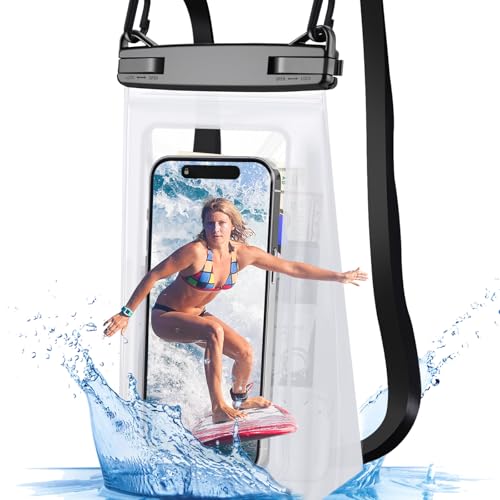 Guzack wasserdichte Handyhülle 6,9 Zoll, IPX8 Unterwasser Wasserdicht Handytasche für iPhone 16 15/14/13/12/11 Pro/XS/XR/SE 8 7 Samsung S24 S23 S22 Xiaomi Huawei, Schwimmfähige Waterproof Phone Case Guzack wasserdichte Handyhülle 6,9 Zoll, IPX8 Unterwasser Wasserdicht Handytasche für iPhone 16 15/14/13/12/11 Pro/XS/XR/SE 8 7 Samsung S24 S23 S22 Xiaomi Huawei, Schwimmfähige Waterproof Phone Case von Guzack