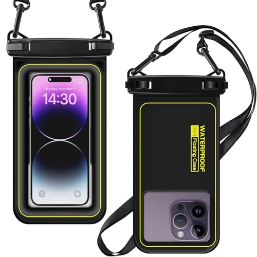 IPX8 wasserdichte Handyhülle, Unterwasser Handytasche Waterproof Phone Case für iPhone 14 13 12 11 Pro Max XS Plus XR X Galaxy S21 Samsung S22 bis zu 6.8 Zoll, wasserdichte Handytaschen von Guzack