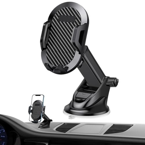 Gvblkq Phone Holder for Car, Vacuum Mount Phone Holder, Multifunctional Cradle Grip, Ideal for Truck Windshield, Window, Vehicle Navigation, Driving, Secure and Stable Design von Gvblkq