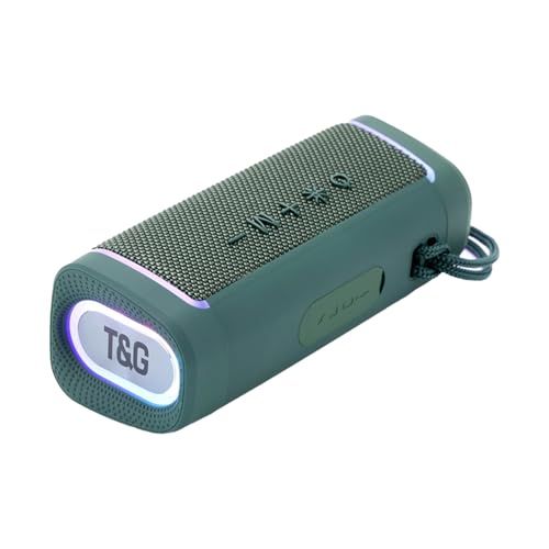 Gvblkq Portable Wireless Speaker, Rechargeable Outdoor Speaker, ABS Deep Bass Sound, Dust-Proof Design, Compact Size, Built-in Carrying Strap, for Hiking, Travel, Daily Life Use, 18.8x7.5x6.7cm Gvblkq Portable Wireless Speaker, Rechargeable Outdoor Speaker, ABS Deep Bass Sound, Dust-Proof Design, Compact Size, Built-in Carrying Strap, for Hiking, Travel, Daily Life Use, 18.8x7.5x6.7cm von Gvblkq