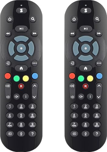 Gvirtue 【2 Stück】Ersatzfernbedienung kompatibel mit allen Sky Q Box, Sky Q TV Box, Sky Q Mini Box und Sky Q Silver Box (Non-Touch, keine Sprachsteuerung) von Gvirtue