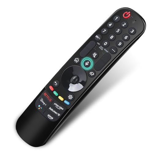 Gvirtue MR22GN Sprach Magic Fernbedienung für LG fernseher, Ersatz für LG Fernbedienung MR23GA MR22GA MR21GA MR20GA,kompatibel mit LG 2024-2018 UHD OLED QNED 4K 8K NanoCell Smart TV mit Zeigerfunktion Gvirtue MR22GN Sprach Magic Fernbedienung für LG fernseher, Ersatz für LG Fernbedienung MR23GA MR22GA MR21GA MR20GA,kompatibel mit LG 2024-2018 UHD OLED QNED 4K 8K NanoCell Smart TV mit Zeigerfunktion von Gvirtue