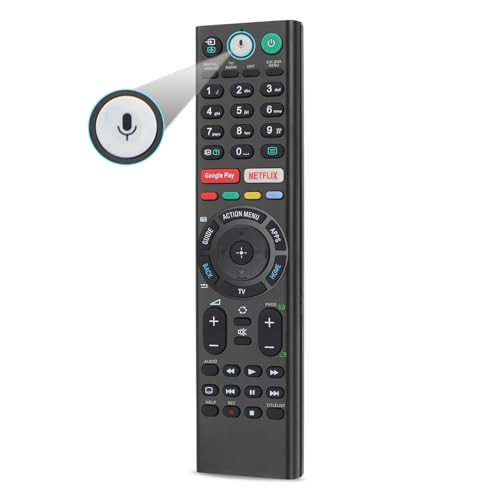 Gvirtue RMF-TX310E RMF-TX220E Sprach-Fernbedienung für Sony Fernseher, Ersatz für die Original Fernbedienung, kompatibel mit Sony 4K Smart Bravia UHD LED LCD HD TV mit Mikrofon-Funktion Gvirtue RMF-TX310E RMF-TX220E Sprach-Fernbedienung für Sony Fernseher, Ersatz für die Original Fernbedienung, kompatibel mit Sony 4K Smart Bravia UHD LED LCD HD TV mit Mikrofon-Funktion von Gvirtue