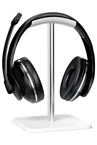 Gvolatee Headset Halterung, Abnehmbare Kopfhörer Ständer mit TPU Rutschfestem Silikon für Alle Kopfhörergrößen, Headset Ständer für Over Ear Kopfhörer und Gaming Kopfhörer, Geeignet für Tisch, Vitrine von Gvolatee