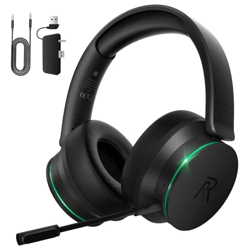 Gvyugke Wireless Gaming Headset für Xbox Series X|S, Xbox One, PS5, PS4, Noise Cancelling Bluetooth 5.3 Kabelloses Gaming Kopfhörer, PC Headset mit Mikrofon von Gvyugke