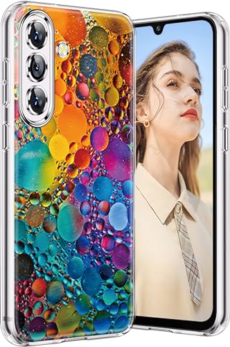 Schutzhülle für Samsung Galaxy A15 5G, für Damen und Mädchen, süßes Totenkopf-Rosen-Design, schlanker Silikon-Stoßdämpfer, kratzfest, stoßfest, Schutzhülle für Samsung A15 5G 6,5 Zoll (16,5 cm) (bunt) von Gxmeuie