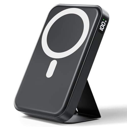 Powerbank für Magsafe, Magnetische Power Bank, PD 22.5W Schnellladung Kabellose Powerbank mit USB-C-Eingänge&Ausgang und LED-Display für iPhone 16/15/14/13/12/Pro/Pro Max Serie. Powerbank für Magsafe, Magnetische Power Bank, PD 22.5W Schnellladung Kabellose Powerbank mit USB-C-Eingänge&Ausgang und LED-Display für iPhone 16/15/14/13/12/Pro/Pro Max Serie. von Gxorul