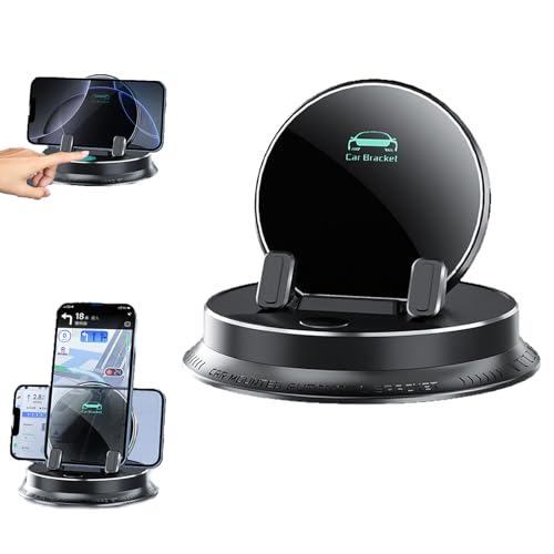 Gyagalre Deloyye HandyHalterung Auto, 360° Drehbare Handyhalterung für Armaturenbrett, Multifunktionaler Handyhalter mit Nanogel Pad, Universale KFZ Halterung für Smartphone 4–7 Zoll (1 Stück) von Gyagalre
