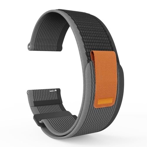Gydom Nylon Fabric Armband 22mm Kompatibel mit IDW13 IDW19 Smartwatch Schnellverschluss Ersatzband Ersatzarmband Einstellbares Soft Breathable Watch Strap Schwarz Gydom Nylon Fabric Armband 22mm Kompatibel mit IDW13 IDW19 Smartwatch Schnellverschluss Ersatzband Ersatzarmband Einstellbares Soft Breathable Watch Strap Schwarz von Gydom