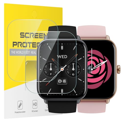 Gydom Schutzfolie Kompatibel für IDW19, IDW13, IDW15 1,8” Smartwatch (2 Stück) HD Displayschutzfolie Flexibel TPU Schutzfolie von Gydom